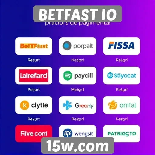 Métodos de pagamento aceitos no BETFAST IO